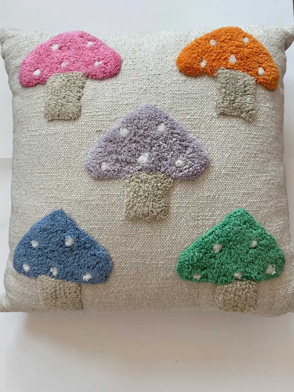 Mushroom Pillow Bundle Mushroom Decorative Knit Pillows Rachel Zoe  Brocante